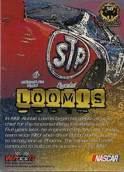 1997 Wheels Viper #58 Robbie Loomis Back