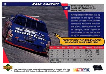 1998 Collector's Choice #12 Dale Jarrett Back