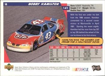 1998 Collector's Choice #14 Bobby Hamilton Back