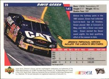 1998 Collector's Choice #29 David Green Back