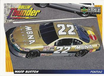 1998 Collector's Choice #58 Ward Burton's Car Front