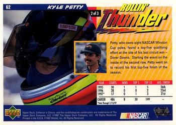 1998 Collector's Choice #62 Kyle Petty's Car Back
