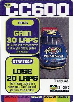 1998 Collector's Choice - CC600 #CC86 Ted Musgrave's Car Front