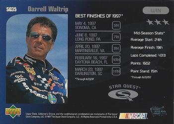1998 Collector's Choice - Star Quest #SQ35 Darrell Waltrip Back