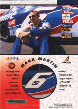 1998 Pinnacle Mint Collection #2 Mark Martin Back