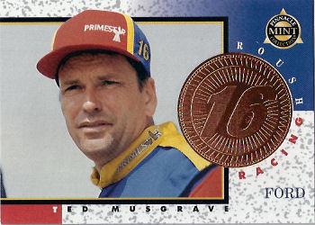 1998 Pinnacle Mint Collection #8 Ted Musgrave Front