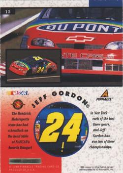 1998 Pinnacle Mint Collection #13 Jeff Gordon's Car Back