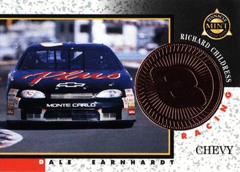 1998 Pinnacle Mint Collection #17 Dale Earnhardt's Car Front
