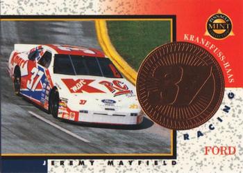 1998 Pinnacle Mint Collection #23 Jeremy Mayfield's Car Front