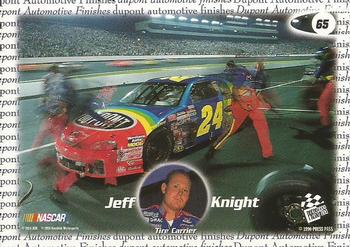 1998 Press Pass #65 Jeff Knight Back