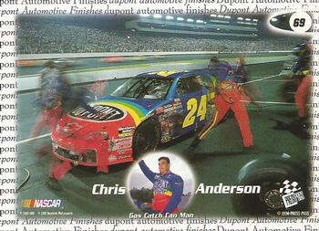 1998 Press Pass #69 Chris Anderson Back