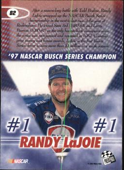 1998 Press Pass #82 Randy LaJoie Back