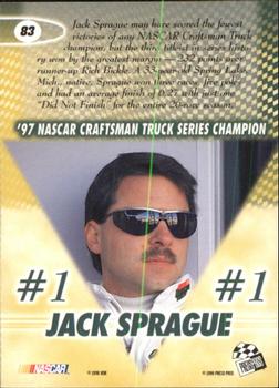 1998 Press Pass #83 Jack Sprague Back