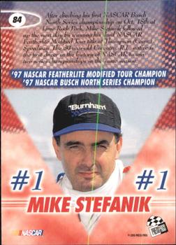 1998 Press Pass #84 Mike Stefanik Back