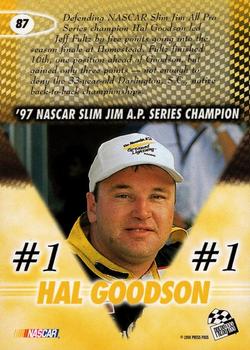 1998 Press Pass #87 Hal Goodson Back