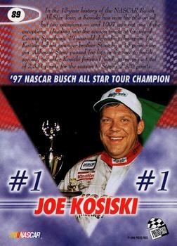 1998 Press Pass #89 Joe Kosiski Back