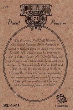 1998 Press Pass #127 David Pearson Back