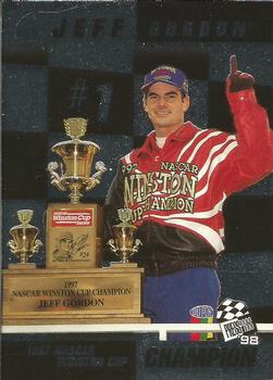 1998 Press Pass #0 Jeff Gordon 1997 Champion Front