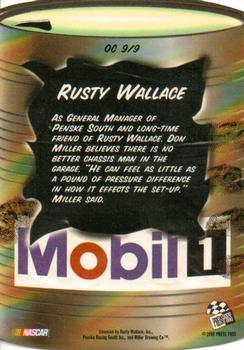 1998 Press Pass - Oil Cans #OC 9 Rusty Wallace Back