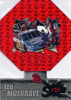 1998 Press Pass - Pit Stop #PS 7 Ted Musgrave's Car Front