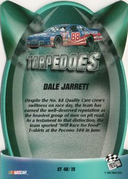 1998 Press Pass - Torpedoes #ST 4B Dale Jarrett's Car Back