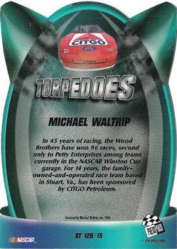 1998 Press Pass - Torpedoes #ST 12B Michael Waltrip's Car Back