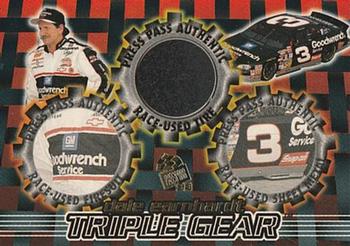 1998 Press Pass - Triple Gear Burning Rubber #TG2 Dale Earnhardt Front