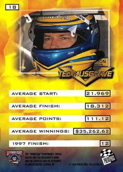 1998 Press Pass VIP #18 Ted Musgrave Back
