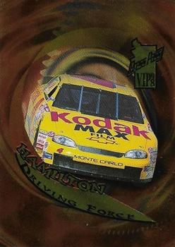 1998 Press Pass VIP - Driving Force #DF 8 Bobby Hamilton's Car Front