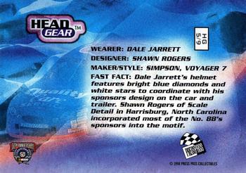 1998 Press Pass VIP - Head Gear #HG 5 Dale Jarrett Back