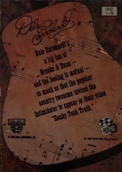 1998 Press Pass VIP - NASCAR Country #NC 1 Dale Earnhardt Back