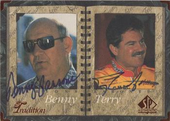 1998 SP Authentic - Tradition #T3 Benny Parsons/Terry Labonte Front