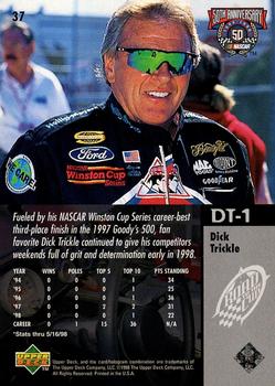 1998 Upper Deck Road to the Cup #37 Dick Trickle Back