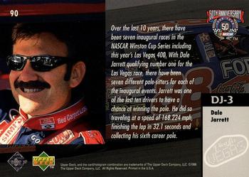 1998 Upper Deck Road to the Cup #90 Dale Jarrett Back