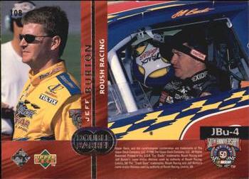 1998 Upper Deck Road to the Cup #108 Jeff Burton Back