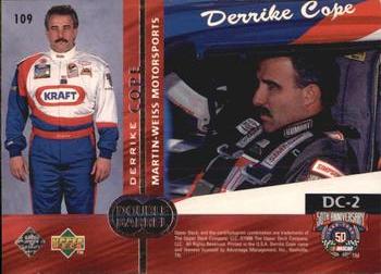1998 Upper Deck Road to the Cup #109 Derrike Cope Back