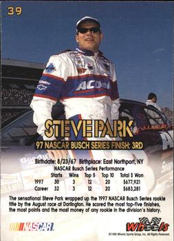 1998 Wheels High Gear #39 Steve Park Back