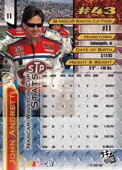 1999 Press Pass #11 John Andretti Back