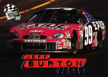 1999 Press Pass #34 Jeff Burton's Car Front