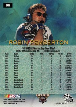 1999 Press Pass #66 Robin Pemberton Back