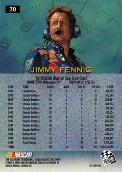 1999 Press Pass #70 Jimmy Fennig Back