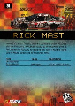 1999 Press Pass #89 Rick Mast Back