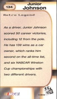 1999 Press Pass #134 Junior Johnson Back