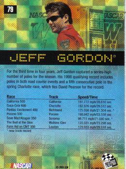 1999 Press Pass #79 Jeff Gordon Back