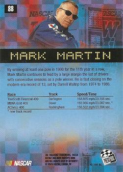 1999 Press Pass #88 Mark Martin Back