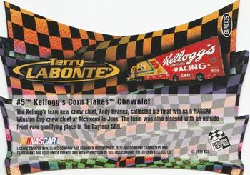 1999 Press Pass - Chase Cars #SC 13b Terry Labonte's Car Back