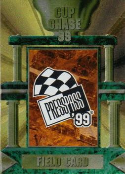 1999 Press Pass - Cup Chase #CC 20 Field Card Front
