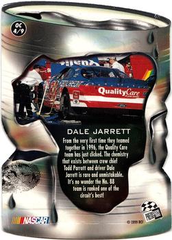 1999 Press Pass - Oil Cans #OC 4 Dale Jarrett Back