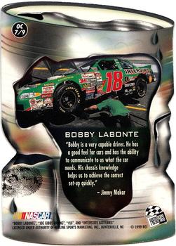 1999 Press Pass - Oil Cans #OC 7 Bobby Labonte Back