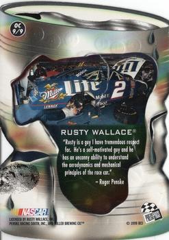 1999 Press Pass - Oil Cans #OC 9 Rusty Wallace Back